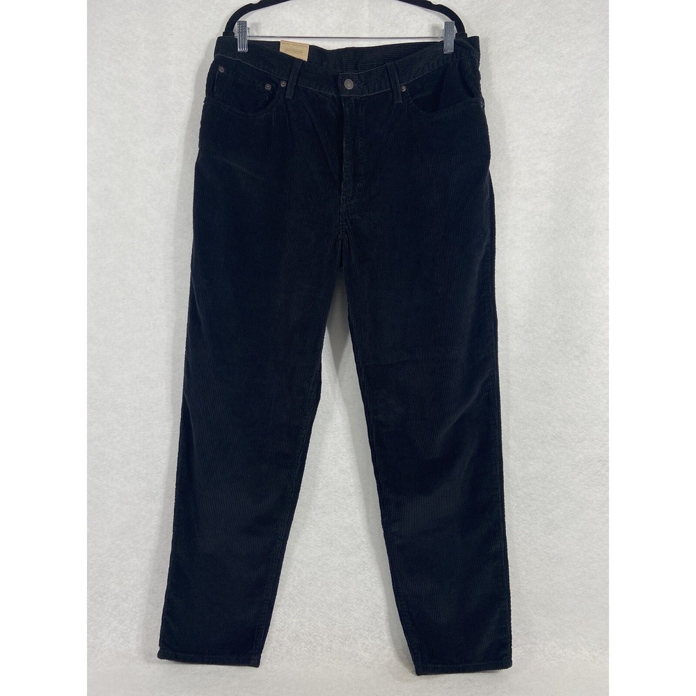 Levi's Pants Women's 33x30 Black Corduroy High Waisted Mom Jeans New